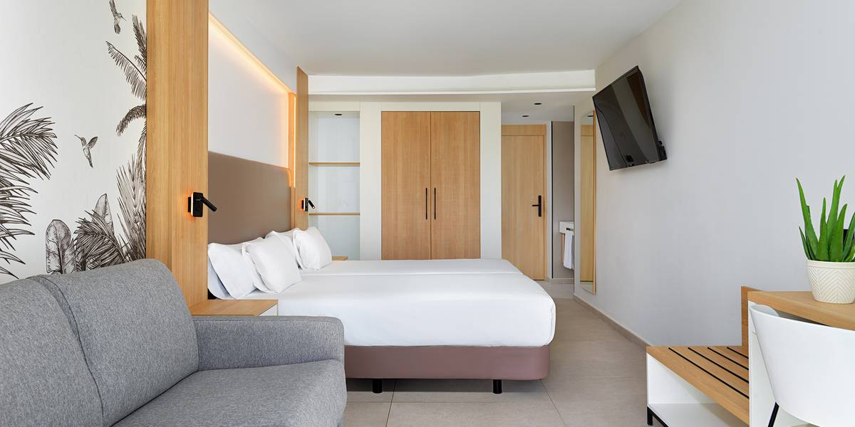 Chambre double avec vue partielle sur la mer Hotel MYND Adeje TÉNÉRIFFE